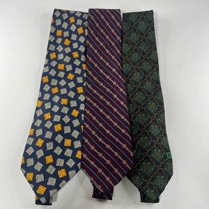 1 jpy ~ set sale CELINE Celine necktie 3 pcs set brand necktie summarize control 828