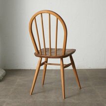 IZ70118F★ercol フープバックチェア 4本 スポーク アーコール ダイニングチェア 英国 ヴィンテージ 曲木 椅子 エルム 天然木 イギリス_画像3