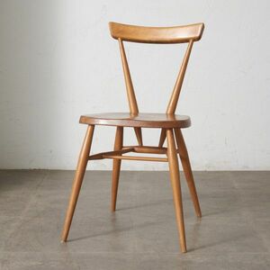 IZ80724F★超レア ERCOL スタッキングチェア アーコール 英国 ヴィンテージ ダイニングチェア イス 無垢材 木製 椅子 イギリス ビンテージ