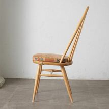 IZ80219F★Ercol スワンバック チェア クッション アーコール ヴィンテージ ダイニングチェア ウィンザーチェア 椅子 イギリス ビンテージ_画像3