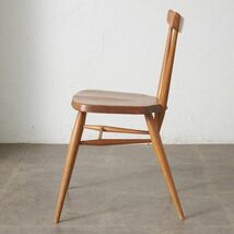 IZ80724F★超レア ERCOL スタッキングチェア アーコール 英国 ヴィンテージ ダイニングチェア イス 無垢材 木製 椅子 イギリス ビンテージ_画像3