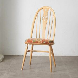 IZ80220F★Ercol スワンバック チェア クッション アーコール ヴィンテージ ダイニングチェア ウィンザーチェア 椅子 イギリス ビンテージ