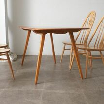 IZ78382F★レア Ercol プランクテーブル エルム アーコール ダイニングテーブル 英国 ヴィンテージ 木製 シンプル ナチュラル ビンテージ_画像2