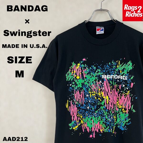 BANDAG × Swingster DRIPPING ドリップ プリントTシャツ
