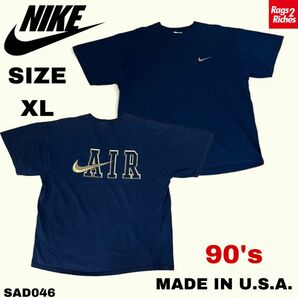 90’s NIKE AIR MADE IN USAナイキ エアー 両面プリントTシャツ