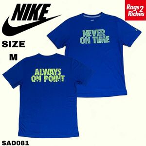 NIKE NEVER ON TIME ALWAYS ON TIMEナイキ Tシャツ