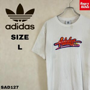 ADIDAS AIR BRUSH PRINT アディダス エアーブラシ プリント Tシャツ