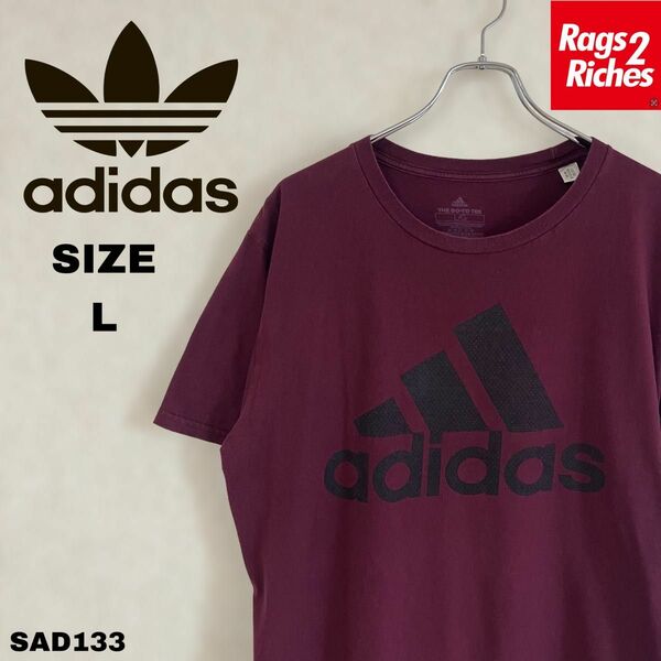 ADIDAS BIG LOGO PRINT アディダス ビッグ ロゴ プリント Tシャツ