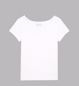 Agnis B Agnes B JG13 хлопок футболка трикотаж с коротким рукавом белый размер 3