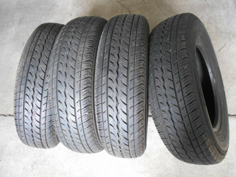 K756 165R13 LT 6PR 165-13 LT 6PR 中古4本 JOB RY52 ヨコハマ