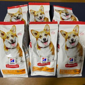 サイエンス・ダイエット アダルトライト 1～6歳 小粒 肥満傾向の成犬用 チキン 1.4kg × 6袋