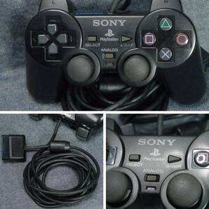 n3834▼PS2用 コントローラー ジャンクまとめ ソニー純正 デュアルショック2 クリアグリーン ホワイト◇PlayStation2 プレステ2の画像8