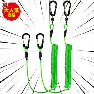 * green two piece * T02. hand rope 2mm wire built-in spiral code green 2 piece set 