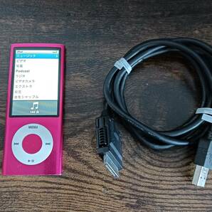 Apple ipod nano アイポッドナノ 第5世代 8G A1320 ピンク ケーブル付き