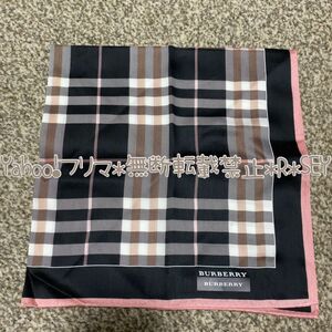 未使用　Burberry バーバリー　チェック　ハンカチハンカチ