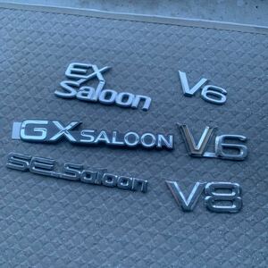 トヨタ　メッキエンブレム　セット　SALOON v6 v8