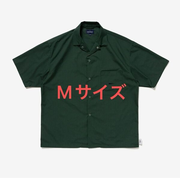 Descendant SOUS OPEN COLLAR SS SHIRT GREEN M 