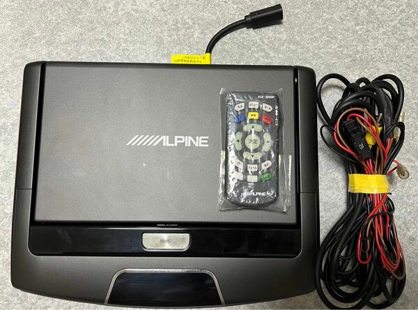 アルパイン　TMX-R3000B　10.2インチフリップダウンモニター　リモコンセット ALPINE