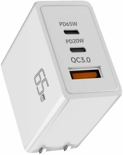 PD 充電器 type-c【進化超軽量極小型】65w 急速充電器 タイプc 三台同時充電 usb c 充電器 SKU255