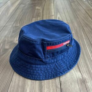 シュプリーム supreme Zip Pocket Crusher ジップ ポケット クラッシャー　ネイビー バケットハット