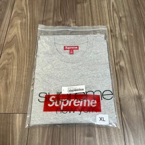 Supreme シュプリーム Classic Logo S/S TOP Heather Grey XLサイズ