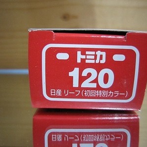439 絶版・希少 初回特別カラー トミカ No 120 日産 リーフ 2011 ＮＥＷシール付の画像5