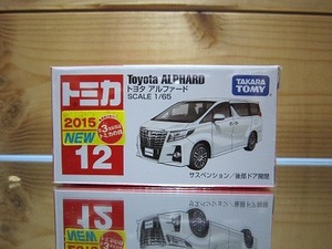 502 распроданный * редкий Tomica No 12 Toyota Alphard 2015 NEW наклейка есть 