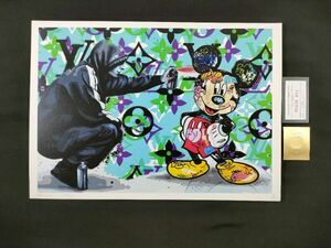  worldwide limitation 100 sheets DEATH NYC B35 art poster Banksy Bank si- Mickey War ho ru Street art pop present-day art 