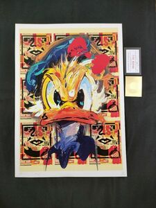  worldwide limitation 100 sheets DEATH NYC B27 art poster Donald Duck Anne ti War ho rushepa-dofea Lee pop culture POP