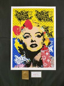 世界限定100枚 DEATH NYC C21 アートポスター マリリンモンロー Andy Warhol アンディウォーホル Banksy バンクシー street