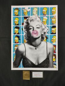 世界限定100枚 DEATH NYC C38 アートポスター マリリンモンロー Marilyn アンディウォーホル バンクシー Banksy シンプソンズ