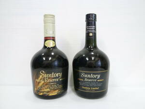 ◆古酒/未開栓 2本セット Suntory/サントリー スペシャルリザーブ 43% 750ml , 70周年 麦穂ラベル 43% 760ml ウイスキー◆61527 61528