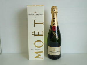 63455◆古酒/未開栓 MOET & CHANDON/モエ・エ・シャンドン ブリュット アンぺリアル シャンパン 12% 750ml 元箱有 BRUT IMPERIAL◆