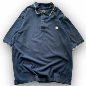 230607AAA11● 1990'S Timberland S/S Polo Shirts (L) ビンテージ vintage ティンバーランド ポロシャツ 半袖ポロシャツ アウトドア
