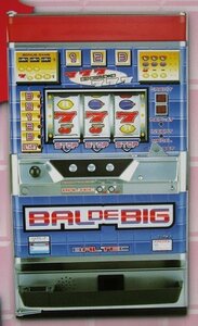 ◎ 4号機/レトロ SLOT　バルデビッグ　バルテック/BALTEC　9-3【実機/パンフレット/チラシ】パチスロチラシ　現物画像　よごれあり