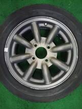 ワタナベ　13x5.5J　OFF37　PCD100　4本　155/65R13　2020年製　5mmヤマ_画像5