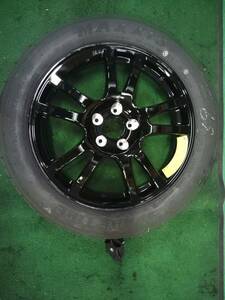 Y51　フーガ　スペアホイル　18x4　Ｔ　OFF0　PCD114.3　155/80D18　未使用　タイヤ付き　