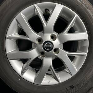 2020年★ NISSAN純正★ バリ山美品 185/65R15 BS NH100 5.5J ＋40 4穴PCD100 ニッサン純正 E12 ノート e-POWER純正の画像7