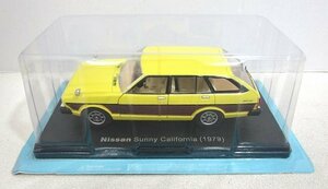 ■【ブリスター未開封・車両のみ】1/24 アシェット 国産名車コレクション 日産 サニー カリフォルニア 1979 Sunny California hachette