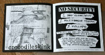 Crocodileskink/No Security Betray / Med Vilken Rtt / EP / D.I.Y. Records, Hardcore, Punk, Crust, ハードコア, パンク, クラスト_画像3