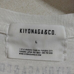 【難あり】 Kiyonaga & co. キヨナガアンドコー 18SS KYNE キネ bonjour records Tシャツ サイズ L SOPH. ソフの画像4