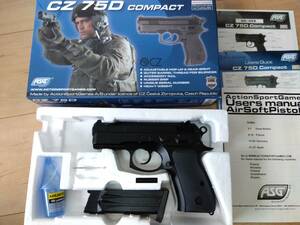 ASG CZ75D compact AIR SOFT GUN present condition goods ( operation not yet verification )