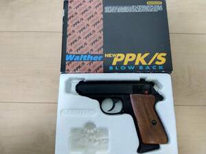 MARUZEN Maruzen WALTHERwarusa-PPK/S gas gun blowback black present condition goods ( operation not yet verification )