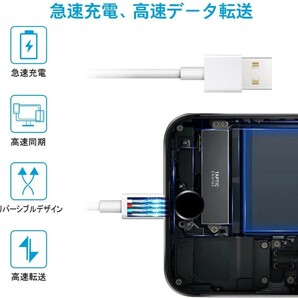 最安値Apple 5本 1m 高耐久iPhone充電ケーブルデータ転送の画像3