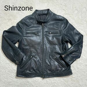 超希少　Shinzone　シンゾーン　ラムレザージャケット　 本革　羊革　38　 Mサイズ