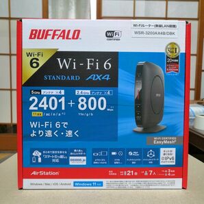 BUFFALO 無線LAN親機 WSR-3200AX4B/DBK(ブラック)