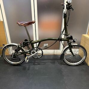 Barbour x Brompton BROMPTON M6L Barbour Edition 2017 ブロンプトン バブァーエディション 中古 ダイナモハブの画像4