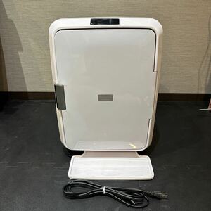 TWINBIRD HR-DB08 D-CUBE 電子適温ボックス 2電源式ポータブル 温冷庫 保温 保冷 ホワイト系 ツインバード ACコード付属　中古