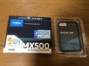 未使用品☆　Crucial SSD MX500 CT1000MX500SSD1/JP [2.5インチ 7mm SATA 1TB 1000GB] 　国内正規品