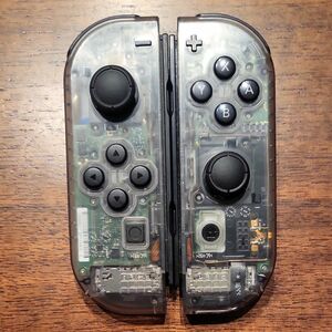 Nintendo Switch　 ジョイコン　クリアグレー　動作確認済カスタム品